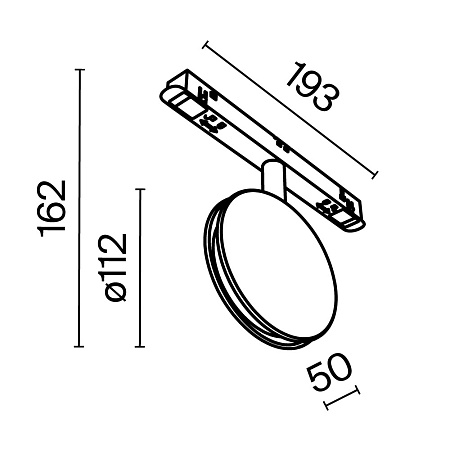 Трековый светильник Technical Outline TR090-2-6W3K-B - фото