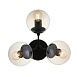 Бра ST-Luce Черный/Янтарный E27 3*40W SL549.411.03 - фото