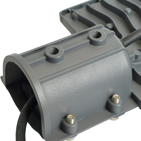 Светодиодный уличный консольный светильник Feron SP3034 80W 6400K 230V, серый - фото