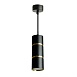 Светильник потолочный Feron ML1868  Barrel ZEN levitation на подвесе MR16 35W, 230V, чёрный, золото 55*180 - фото