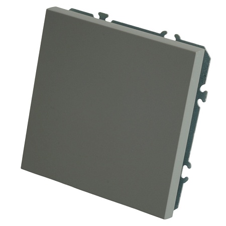 Переключатель перекрестный 1-клавишный (механизм), STEKKER, 250В, 10А, серия Эмили, RSW10-5110-10, платиново-серый, soft touch - фото