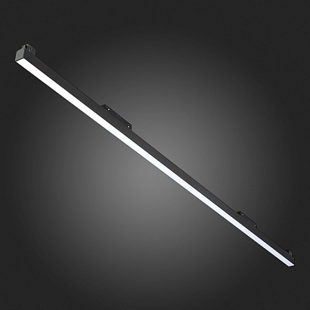 Магнитный трековый светильник Черный LED 1*40W 3000K 2 600Lm Ra>90 120 IP20 L1 206xW22x ST360.436.40 - фото