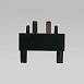 Коннектор для четырёхстороннего соединителя накладного шинопровода Flat Magnetic 85004/00 Elektrostandard - фото