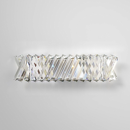 Настенный светильник Eurosvet 101005 LED никель хрусталь Strotskis - фото