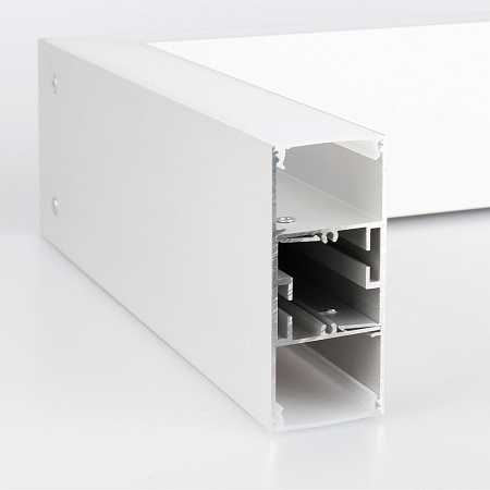 Линейный светодиодный подвесной односторонний светильник 128см 25Вт 4200К серебряный 101-200-30-128 Elektrostandard Pro - фото