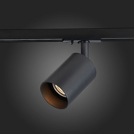 Св-к трек. Черный GU10 1*50W IP20 L100xW70xH172 220V Без ламп ST302.406.01 - фото