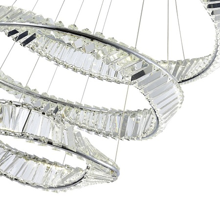 Светильник подвесной ST-Luce Хром/Прозрачный LED 1*97W 4000K SL6204.101.03 - фото