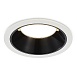 Св-к встр. Черный LED 1*7W 4000K 630Lm Ra80 120° IP20 D85xH45 100-240V ST755.448.07 - фото