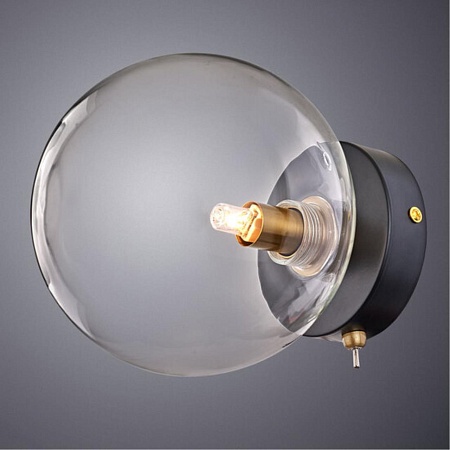 Настенный светильник Arte Lamp VINCENT A7790AP-1BK - фото