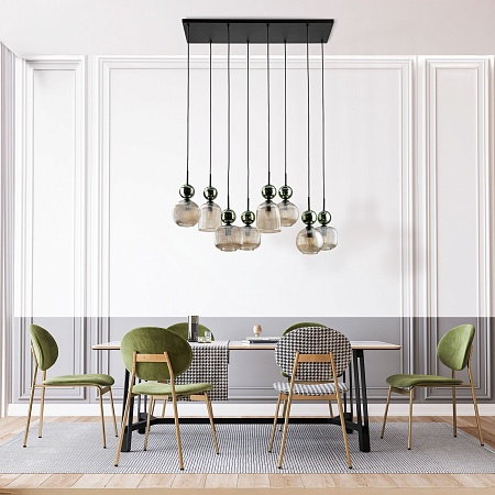 Подвесной светильник TK Lighting 11151 Sophia Green Cognac - фото