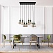 Подвесной светильник TK Lighting 11151 Sophia Green Cognac - фото