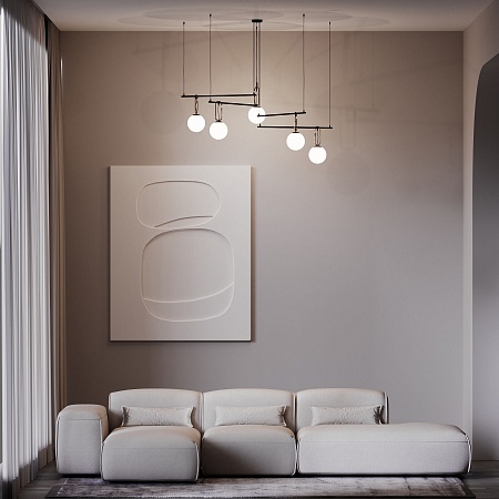 Подвесной светильник Eurosvet 70143/5 черный - фото