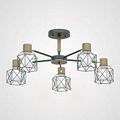 Потолочная Люстра Corf B3 Green 5 Lamps Imperiumloft 189483-26