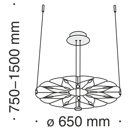 Подвесной светильник Maytoni Volare MOD037PL-L16B - фото