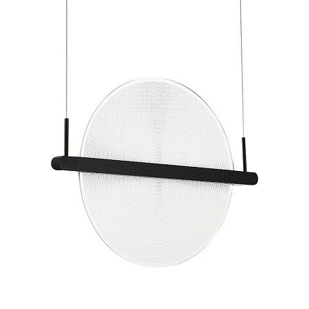 Светильник подвесной ST-Luce Черный/Прозрачный LED 1*15W 4000K SL6233.403.15 - фото