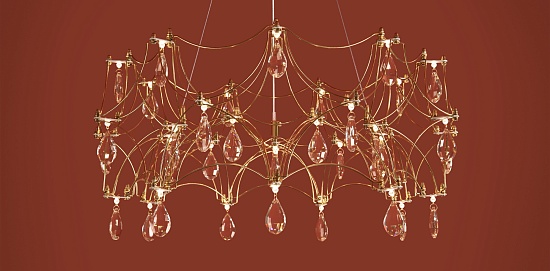 Подвесной светильник Freya FR5591PL-L36BS - фото