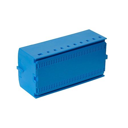 Зажим блочный (групп) для распред.тока нагрузки push-in на 18 точек, сеч 2,5 мм2,690V,41А, 1точка интегр. питание, синий LD580 PTFIX 6-18/25 - фото