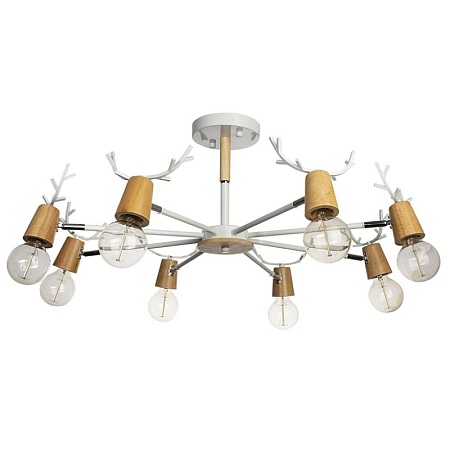 10024/8 White Люстра на штанге LOFT IT Sven - фото