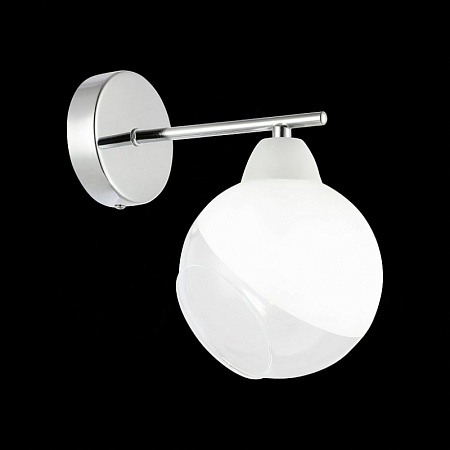 Светильник настенный Хром/Прозрачный, Матовый никель E14 1*40W SLE102701-01 - фото