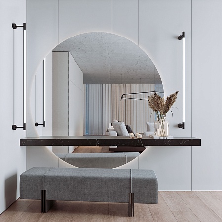 Module System Декоративная гибкая стойка с питанием (черный) 85191/00 Elektrostandard - фото