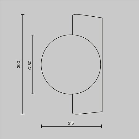 Настенный светильник (бра) Maytoni Avant-garde MOD324WL-01CH - фото