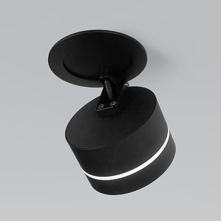 Встраиваемый поворотный светодиодный светильник 8W 4200K чёрный 25035/LED Elektrostandard - фото