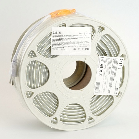 SST20 SAFFIT 60SMD(2835)/м 6Вт/м 220V 50м , 6500K, IP65 - фото