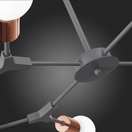 Светильник потолочный Серый, Розовое золото E27 8*60W SLE106403-08 - фото