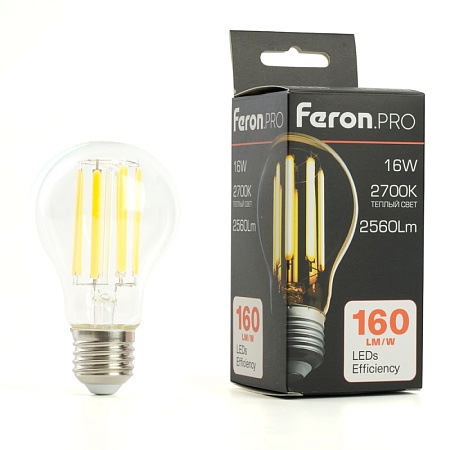 Лампа светодиодная Feron.PRO LB-1116 Шар E27 2560LM 16W 175-265V 2700K - фото