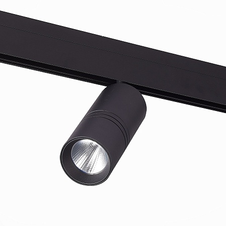 Магнитный трековый светильник Черный LED 1*18W 3000K 1 530Lm Ra>90 36° IP20 L-xW60xH148 ST365.436.18 - фото
