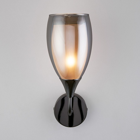 Настенный светильник Eurosvet 50285/1 черный жемчуг - фото