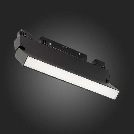 Магнитный трековый светильник Черный LED 1*12W 4000K 720Lm Ra>90 120 IP20 L219xW22xH108 ST363.446.12 - фото