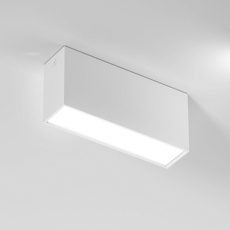 Светильник потолочный светодиодный 10W 4000K белый Block 25109/LED Elektrostandard - фото