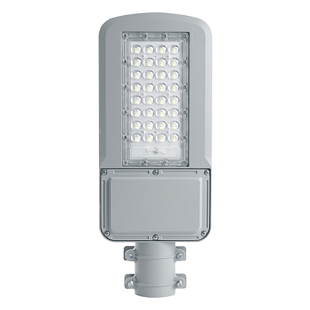 Светодиодный уличный консольный светильник Feron SP3040 80W 5000K 230V, серый - фото