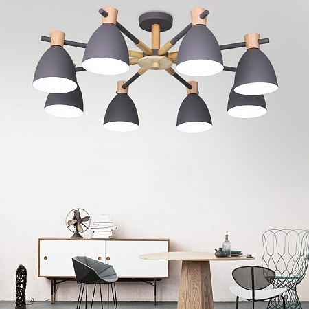 Потолочная Люстра Folke 8 White Imperiumloft 178030-26 - фото