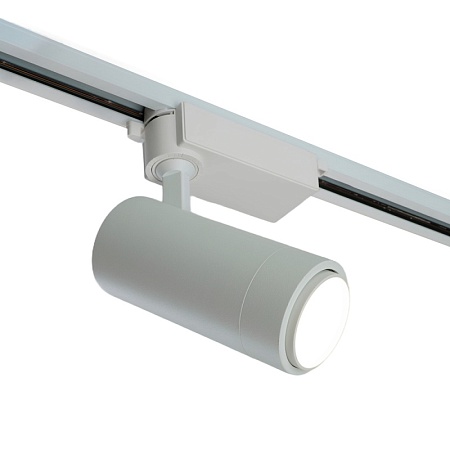 Светодиодный светильник Feron AL137 трековый однофазный на шинопровод 20W 4000K белый, изменяемый угол освещения 15-60град - фото