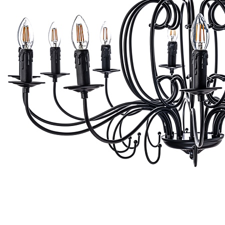 Подвесная люстра Arti Lampadari Amaro E 1.1.12 B - фото