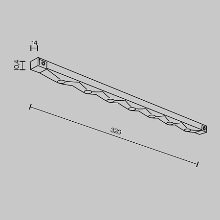 Трековый светильник Technical Spiky TR175-1-12WTW-M-B - фото