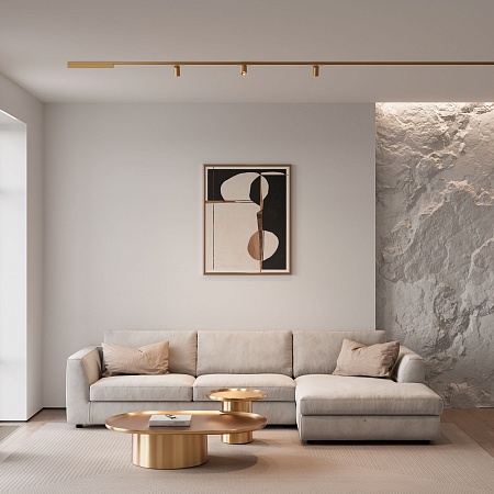 Brass Line Трековый светильник 10W 3000K латунь 85525/01 Elektrostandard - фото