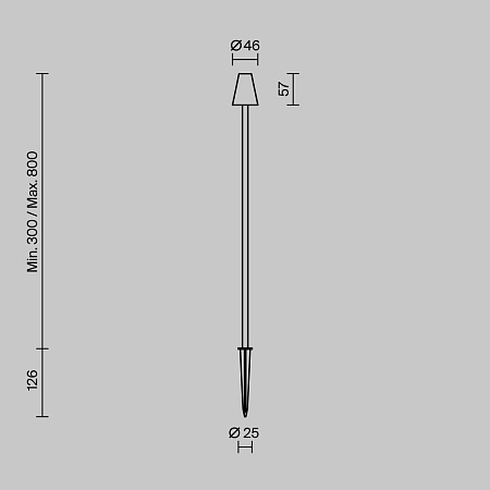 Ландшафтный светильник Outdoor O504FL-L1B3K1 - фото