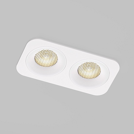 Светильник встраиваемый светодиодный Tetro 20W 3000K белый IP44 15277/LED Elektrostandard - фото