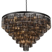 Большая Многоярусная Люстра Odeon Smok Glass 7-Tier Стекло Смок Диаметр 118 См Imperiumloft 156504-22