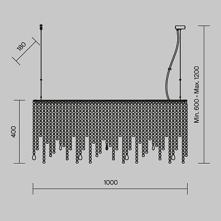 Подвесной светильник Maytoni Empress DIA002PL-05CH - фото