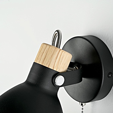 Настенное Бра Onder Black Switch Imperiumloft 204445-26 - фото