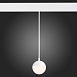 Магнитный трековый светильник подвесной Белый LED 1*7W 3000K 520Lm Ra>80 120° IP20 D90x ST358.533.07 - фото