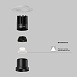 Встраиваемый светильник Technical DL122-15W-4K-TRS-B - фото