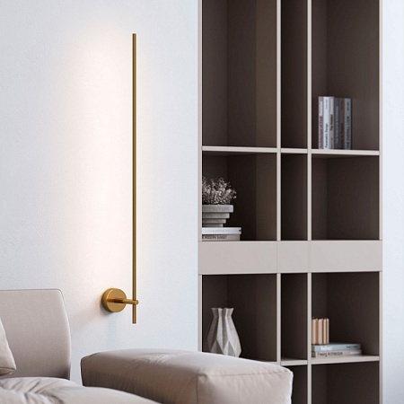 Светильник настенный светодиодный Fine LED 3000К 40132/LED латунь - фото