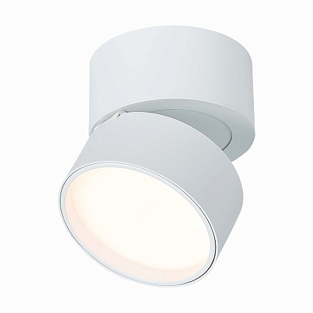 Светильник потолочный поворотный Белый LED 1*9W 3000K 720Lm Ra>90 120° IP20 D85xH87 170 ST651.532.09 - фото