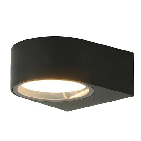 Светильник садово-парковый Feron DH1201,на стену, GX53 230V, черный - фото