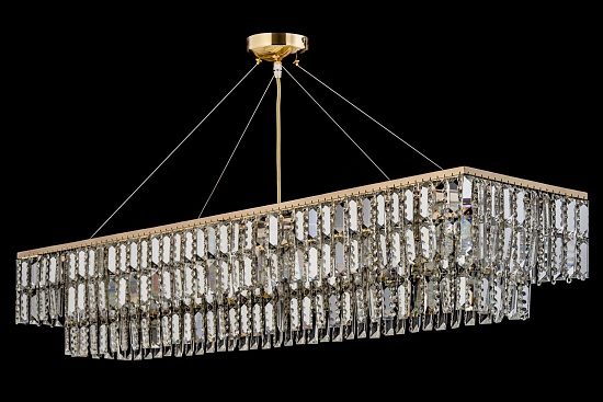Подвесная хрустальная люстра Arti Lampadari Milano E 1.5.120x30.107 G - фото